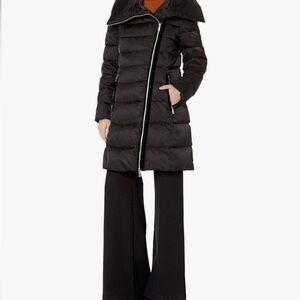 T Tahari Black Puffer Jacket